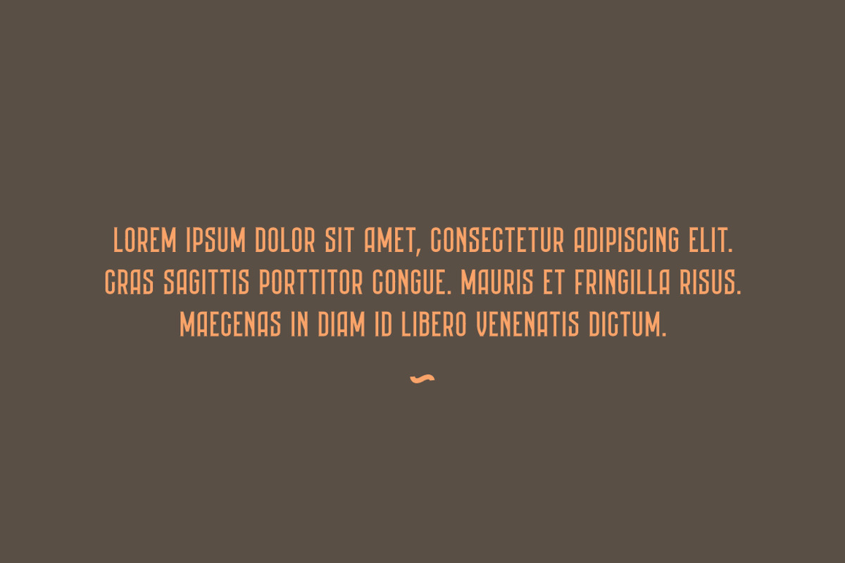 HIGHBRIDGE Typeface preview 6