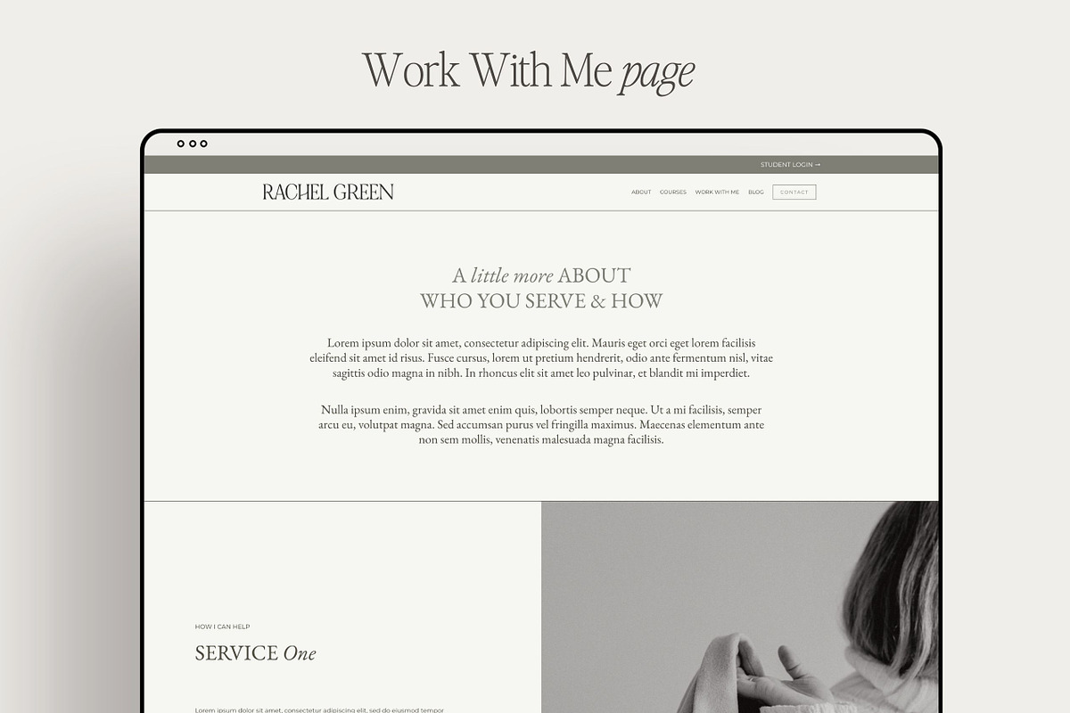 Kajabi website template coach, a Websites & App Template by goldcoastcreative (Photo 8 of 10)