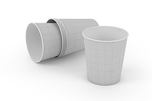 Small Paper Cup Mockup, a Cups & Container Mockup by Qaleb Studio