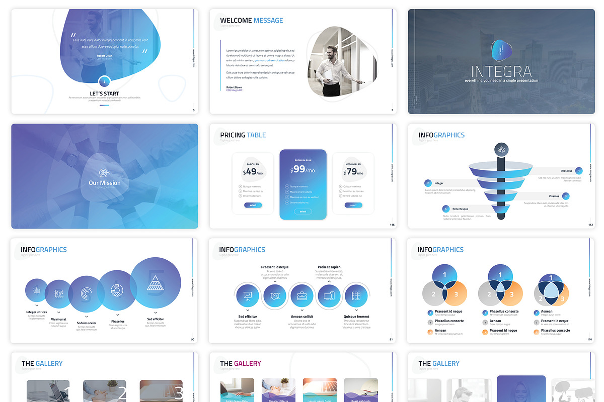 INTEGRA PowerPoint Presentation, a Presentation Template by iDny (Photo 4 of 7)