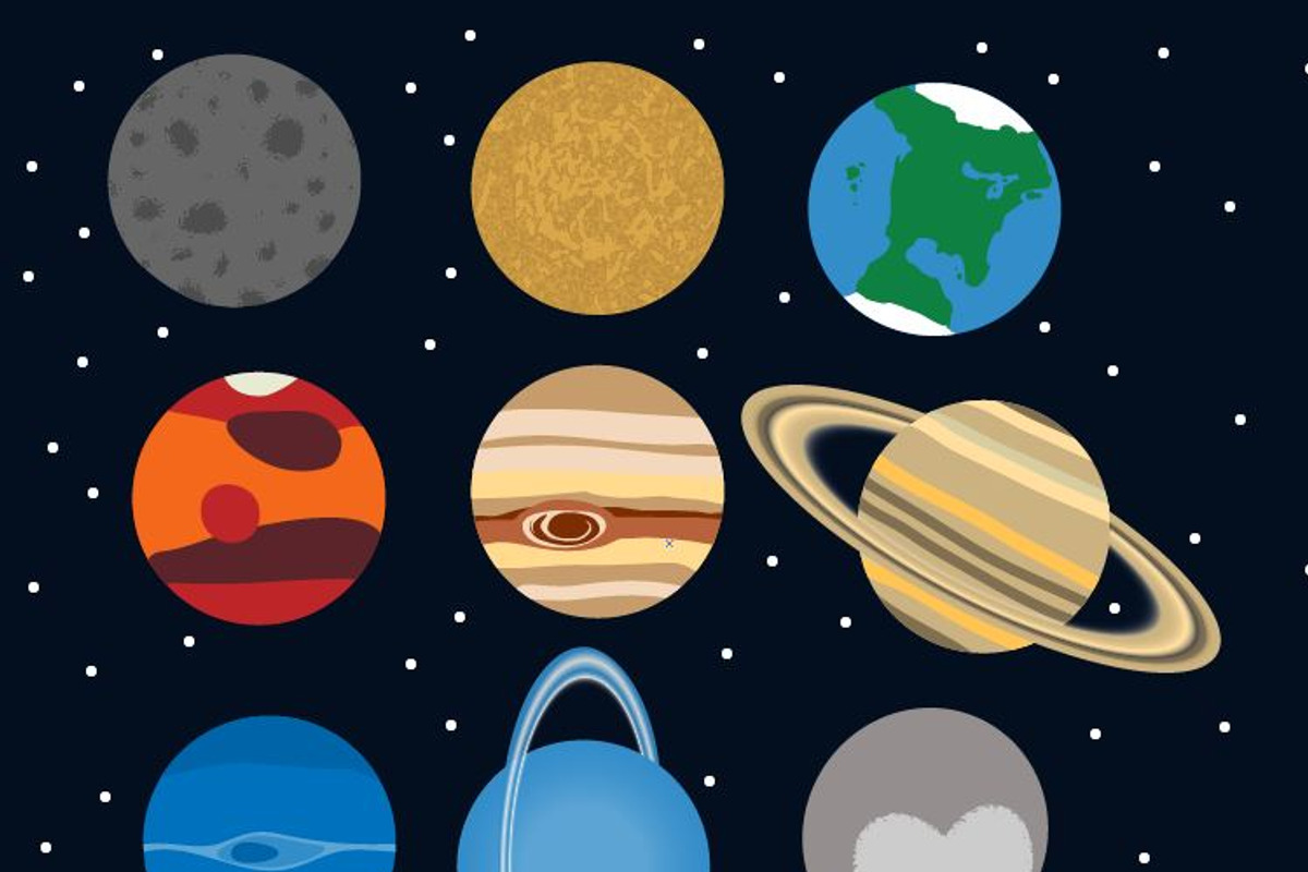 Simply Planets, an Illustration by Lindsay Hartwell (Photo 5 of 5)