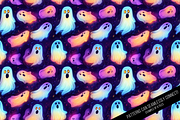 Halloween Glow Digital Paper, a Pattern Graphic by Chromolume Studio (Thumbnail 10 of 16)