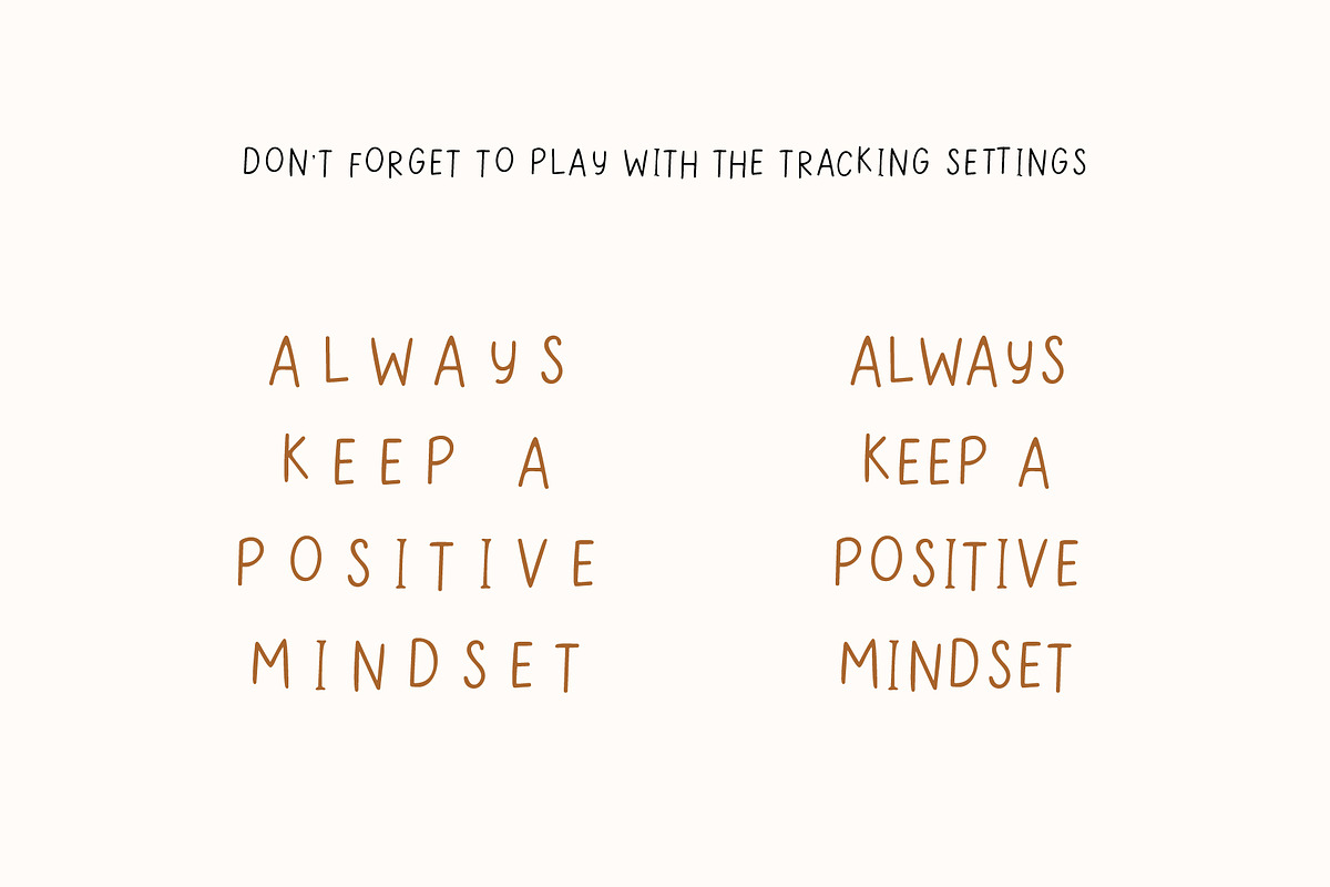 Positive Quotes - All Caps Font, a Handwritten Font by Kaya Fonts (Photo 18 of 25)