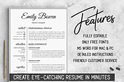Job Resume Template Word, a Resume Template by LevelUpResume (Thumbnail 2 of 5)