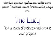 Font Lucy Cute Sans Serif Typeface, a Sans Serif Font by PageLightStudios (Thumbnail 2 of 4)