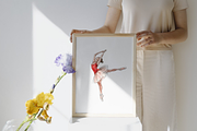 Ballerina Girl Clipart Ballet PNG, a Decorative Illustration by Paper Artsthetics (Thumbnail 3 of 6)