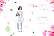 Spring Girl, a Person Illustration by Knysh Ksenya (Thumbnail 1 of 8)