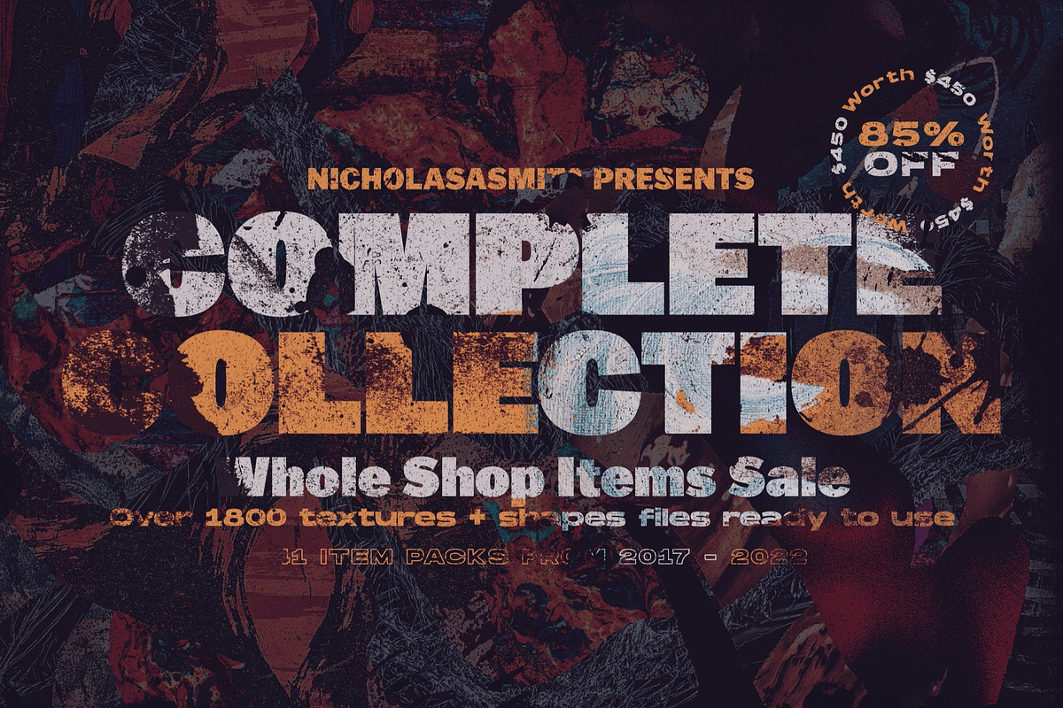 85% OFF Complete Textures Collection, a Texture Graphic by nicholasasmita (Photo 1 of 11)