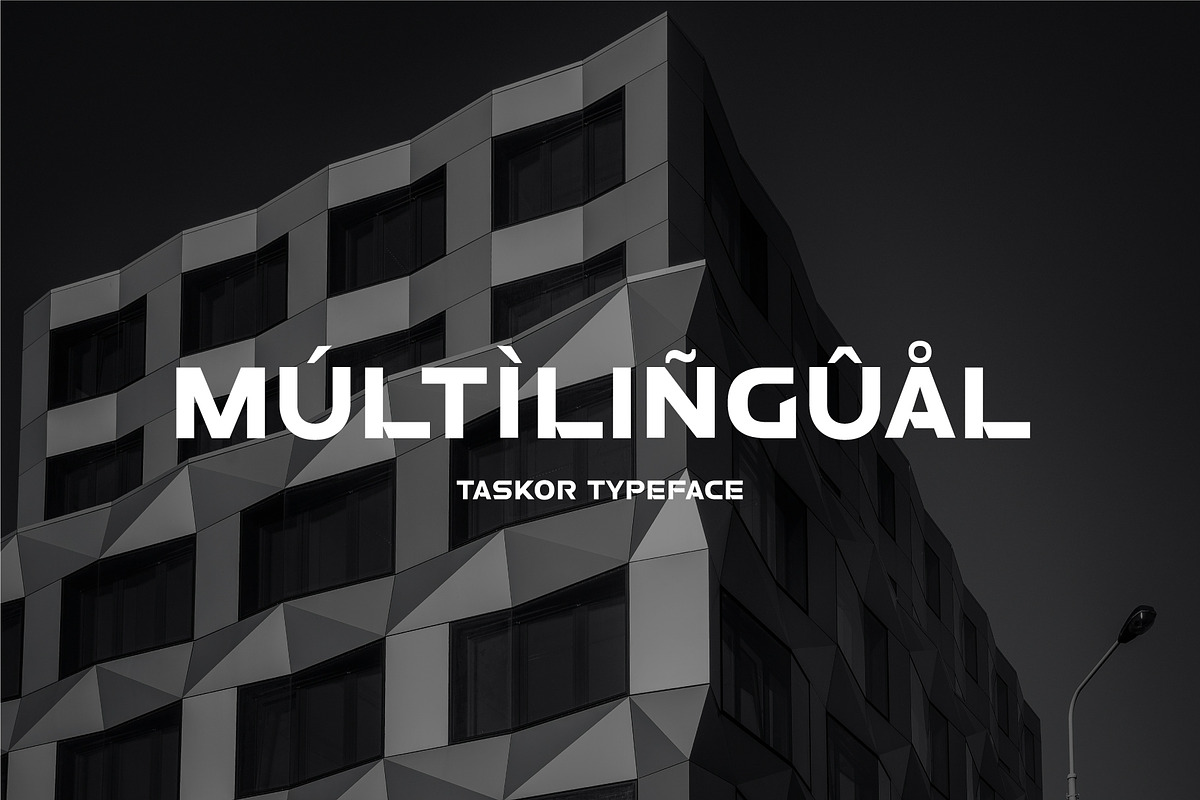 Taskor - Logo Font, a Sans Serif Font by Salamahtype (Photo 7 of 8)