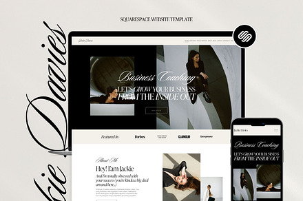 Squarespace Website Template coach