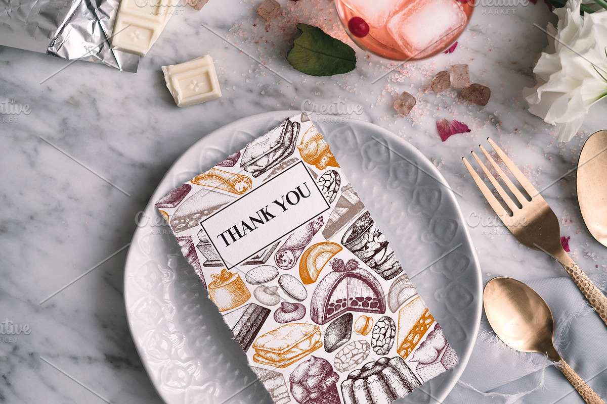 Italian Desserts. Pastries Sketches, a Food Illustration by Yevheniia (Photo 10 of 10)