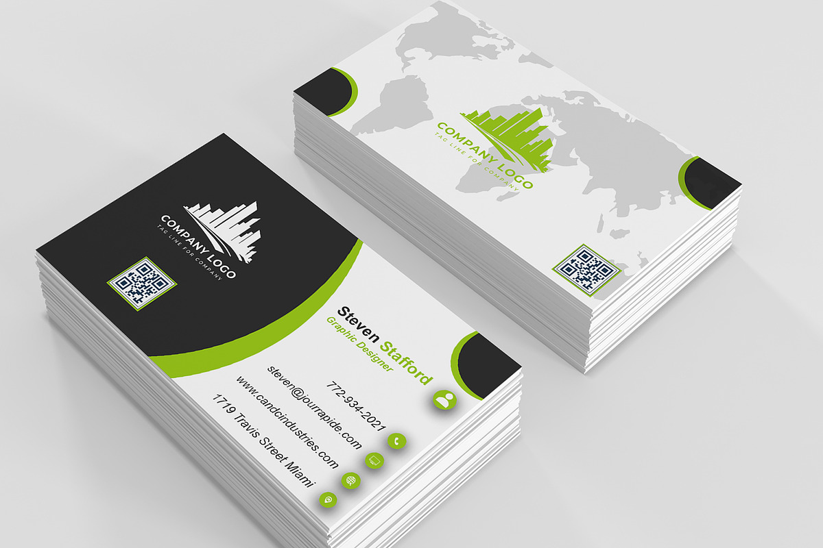 Minimal Modern Business Card PSD preview 4