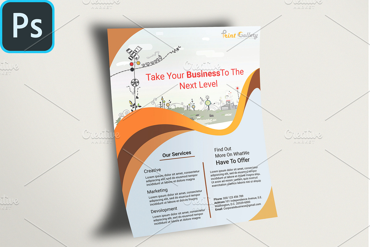 Spiti 02 Business Flyer, a Flyer Template by Proshanta Sarker (Photo 1 of 4)