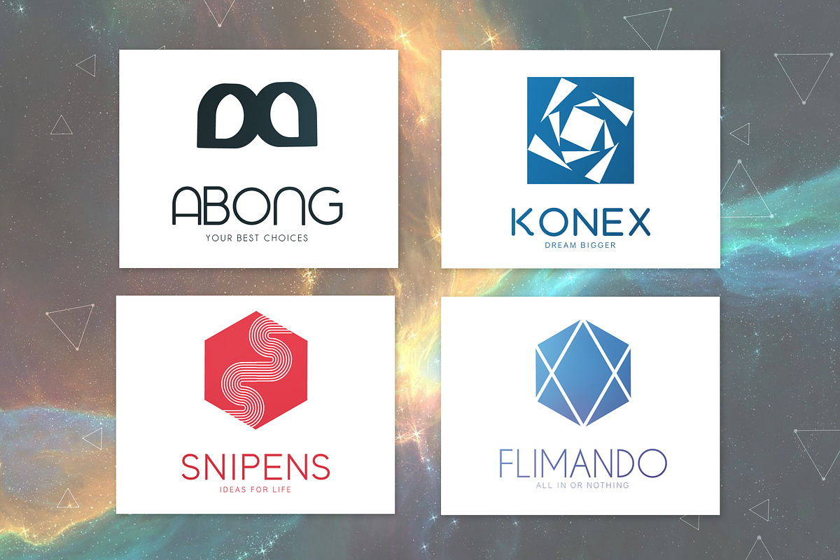 Futuristic & Geometric Logos Bundle, a Branding & Logo Template by AN Productions (Photo 24 of 47)