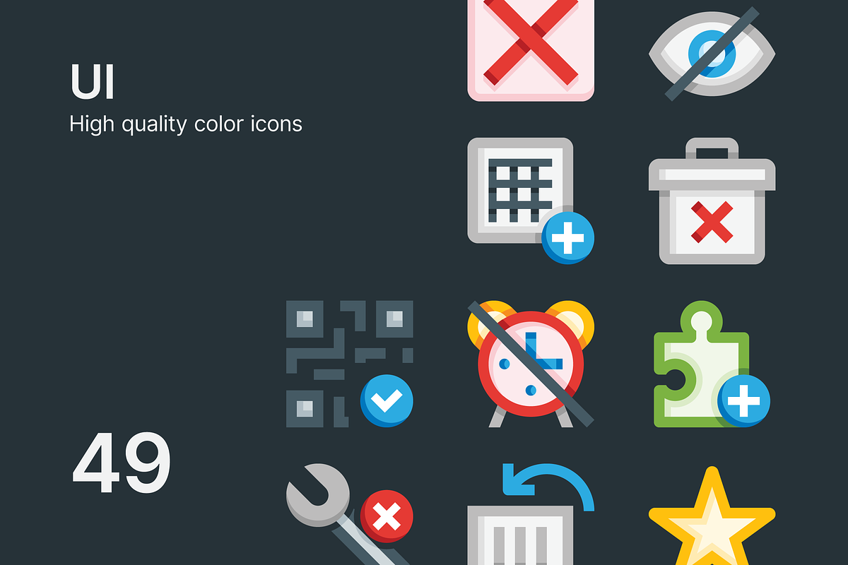 UI Icons, an Icon by EDT.Graphics