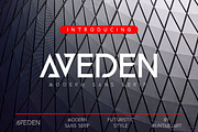 Aveden | Modern Sans, a Sans Serif Font by Muntab_Art (Thumbnail 1 of 7)