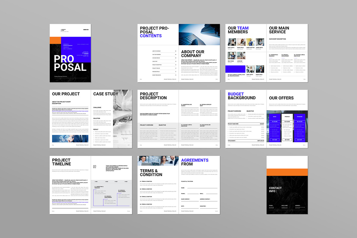 Proposal Template | Canva, INDD, a Brochure Template by ElvinPrint (Photo 9 of 9)