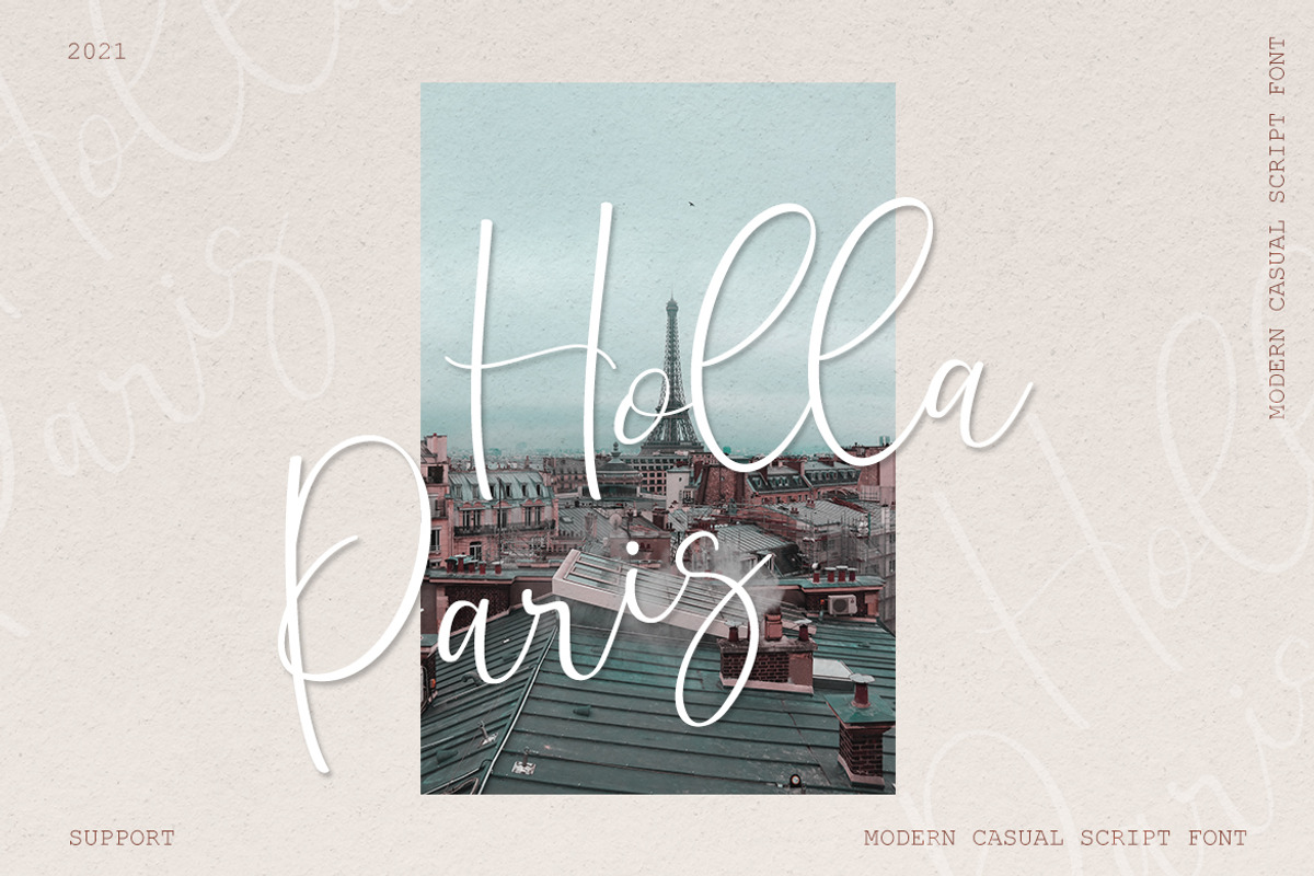 Shantika, a Script Font by Hustletter (Photo 7 of 8)