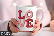Faux Yarn Coquette Love Clipart PNG, an Illustration by RobertsArt (Thumbnail 2 of 4)