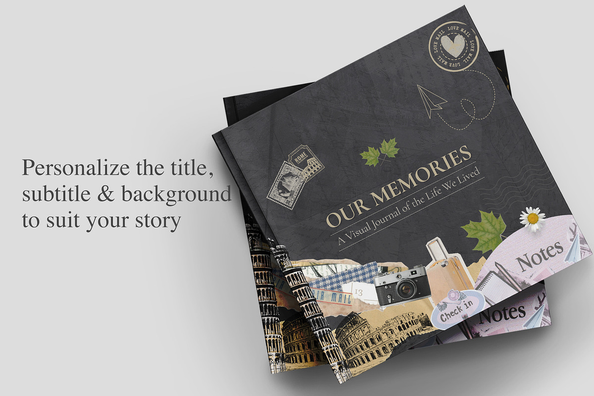 Coffee Table Scrapbook Template, a Magazine Template by Oshin Design (Photo 5 of 8)