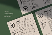Polem Invoice Template (Indd+MsWord), a Stationery Template by Visuel Colonie® (Thumbnail 3 of 3)
