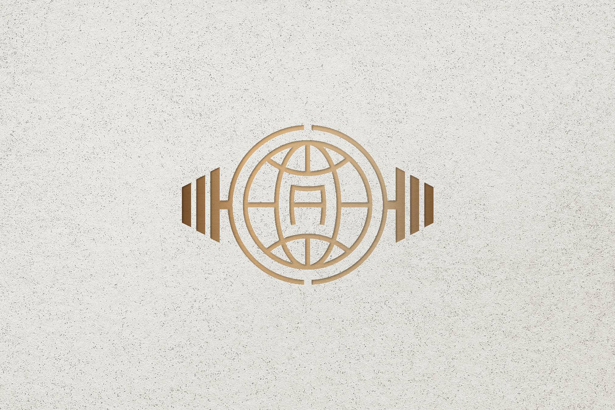 Global Fitness Barbell Logo, a Branding & Logo Template by Luxury Logos (Photo 4 of 4)