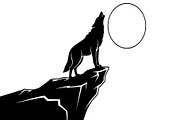 40 Wolf Moon Silhouette Vector Bundl, an Illustration by Amazin_art (Thumbnail 41 of 41)