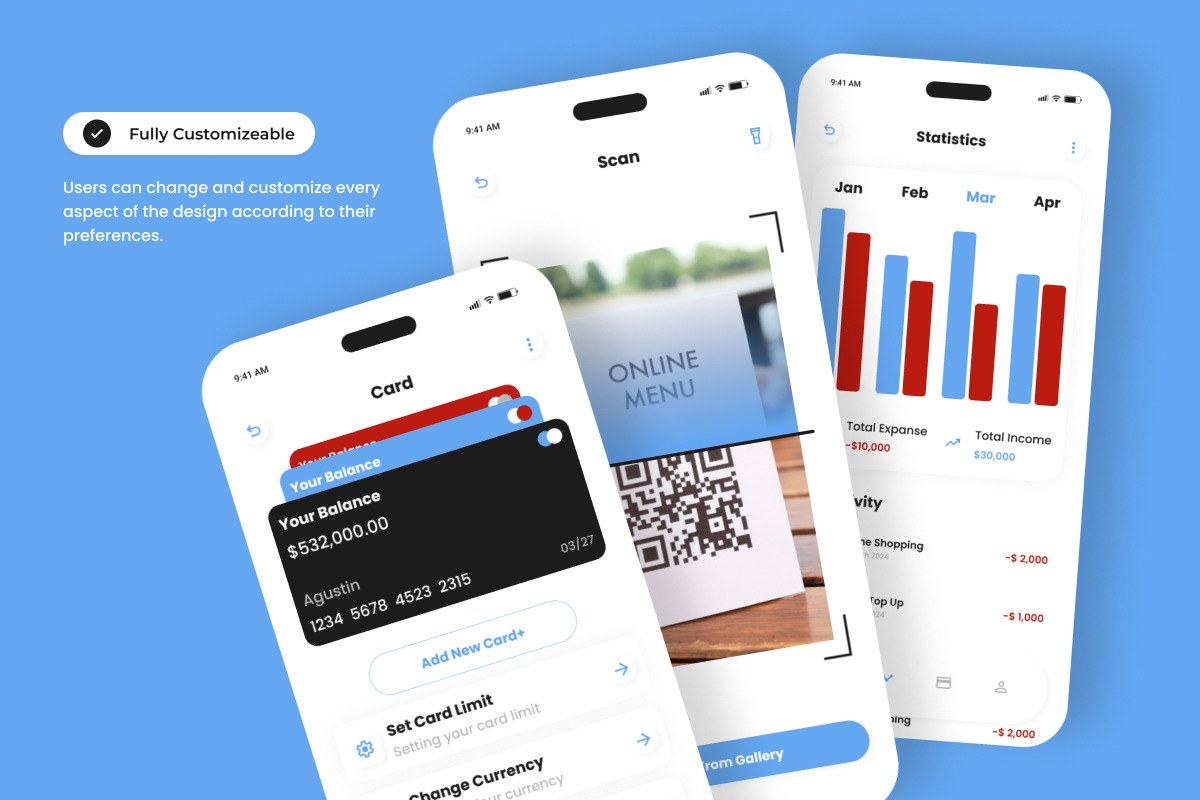 CashFlow - Banking Mobile App, an App Template by twinstd (Photo 3 of 5)