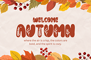 Flower Thanksgiving Font, a Handwritten Font by Dm Studio (Thumbnail 2 of 7)