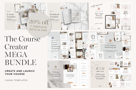 Course Creator Bundle, a Presentation Template by Tabitha Emma