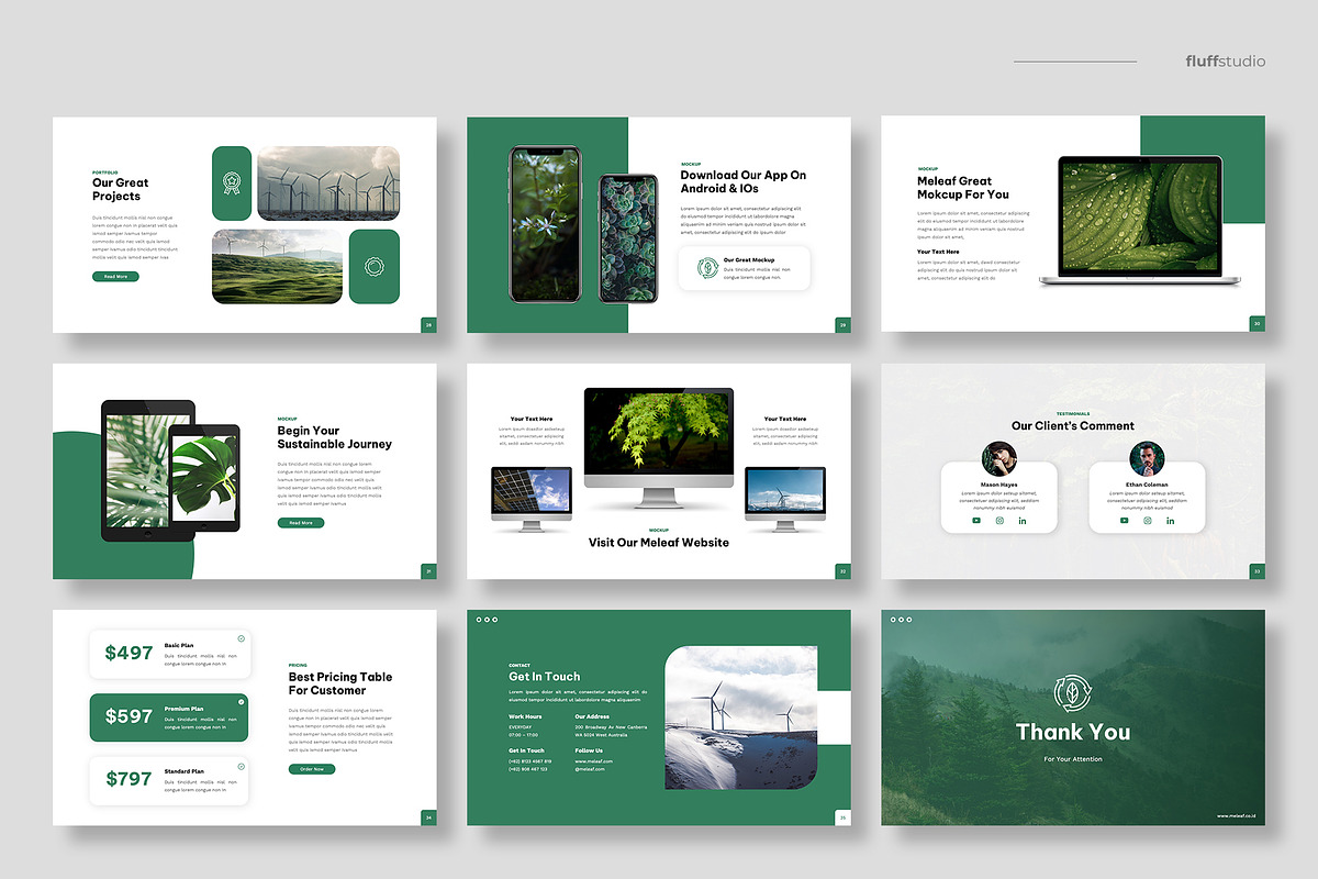 Ecology Sustainability Powerpoint, a Presentation Template by fluffstudio (Photo 5 of 5)