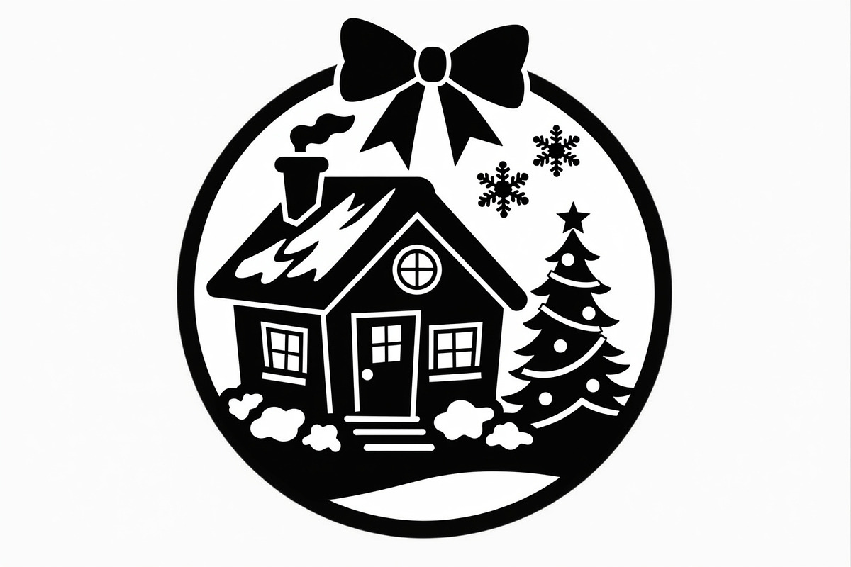 Christmas Ornament Laser Cut Design, a Graphic by balal (Photo 11 of 16)