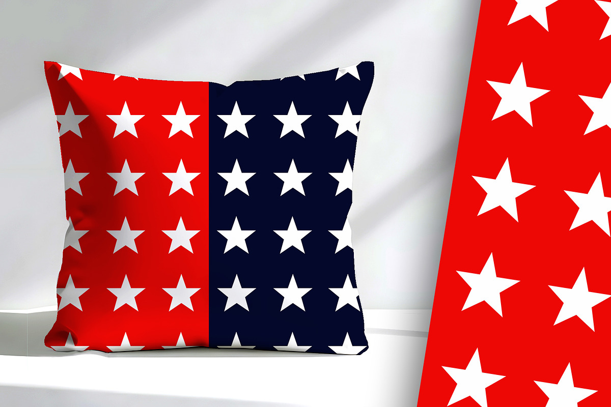 Patriotic Stars Red White and Blue, a Background Graphic by Sharon Schwalbe (Photo 4 of 6)