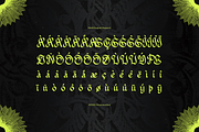 Redagon | Blackletter Typeface, a Blackletter Font by Denustudios (Thumbnail 11 of 12)