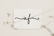 Monogram - AF - Logo, a Branding & Logo Template by Studio De Preter (Thumbnail 2 of 3)