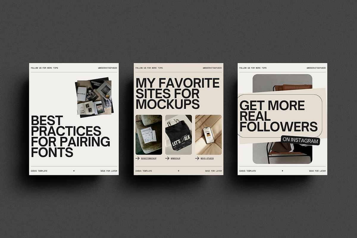 Designer Instagram Template | Canva, a Social Media Template by Moscovita Studio (Photo 10 of 12)