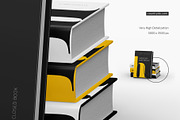 Hardcover Book Mockup Set, a Print Template by Country4k (Thumbnail 3 of 4)