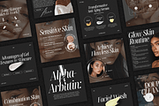 Skincare Coach CANVA Beauty Template, a Social Media Template by Xenié Creative (Thumbnail 1 of 10)