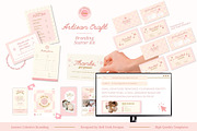 Artisan Craft Branding Starter Kits, a Branding & Logo Template by Hell Yeah Designs (Thumbnail 2 of 19)