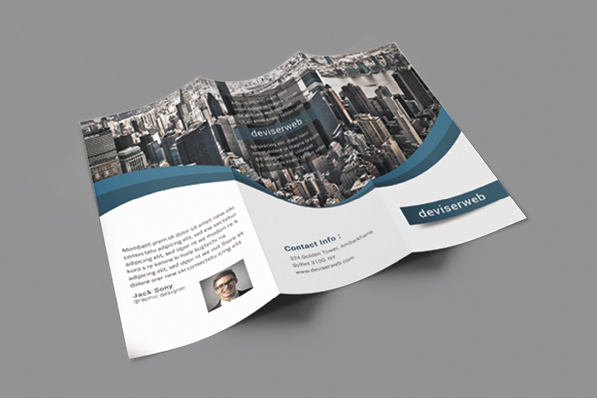 Multipurpose Tri-Fold Template, a Brochure Template by DeviserWeb (Photo 2 of 3)