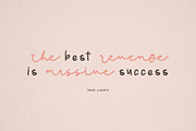 Brighter Sunshine| Quotable Font Duo, a Font by Analogous (Thumbnail 3 of 13)