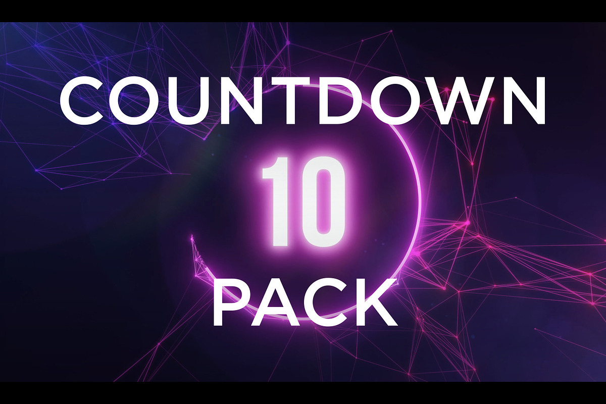 10 Second Countdown Animation Pack, a Background Graphic by Enchanted Studios (Photo 1 of 4)