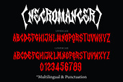Necromancer Exorcist, a Blackletter Font by BBtypeStudios (Thumbnail 8 of 9)