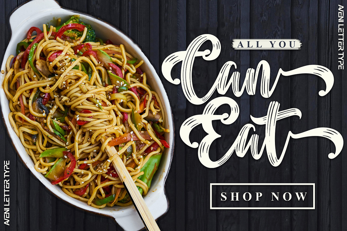 Vintage Handwritten Brush Font preview 5
