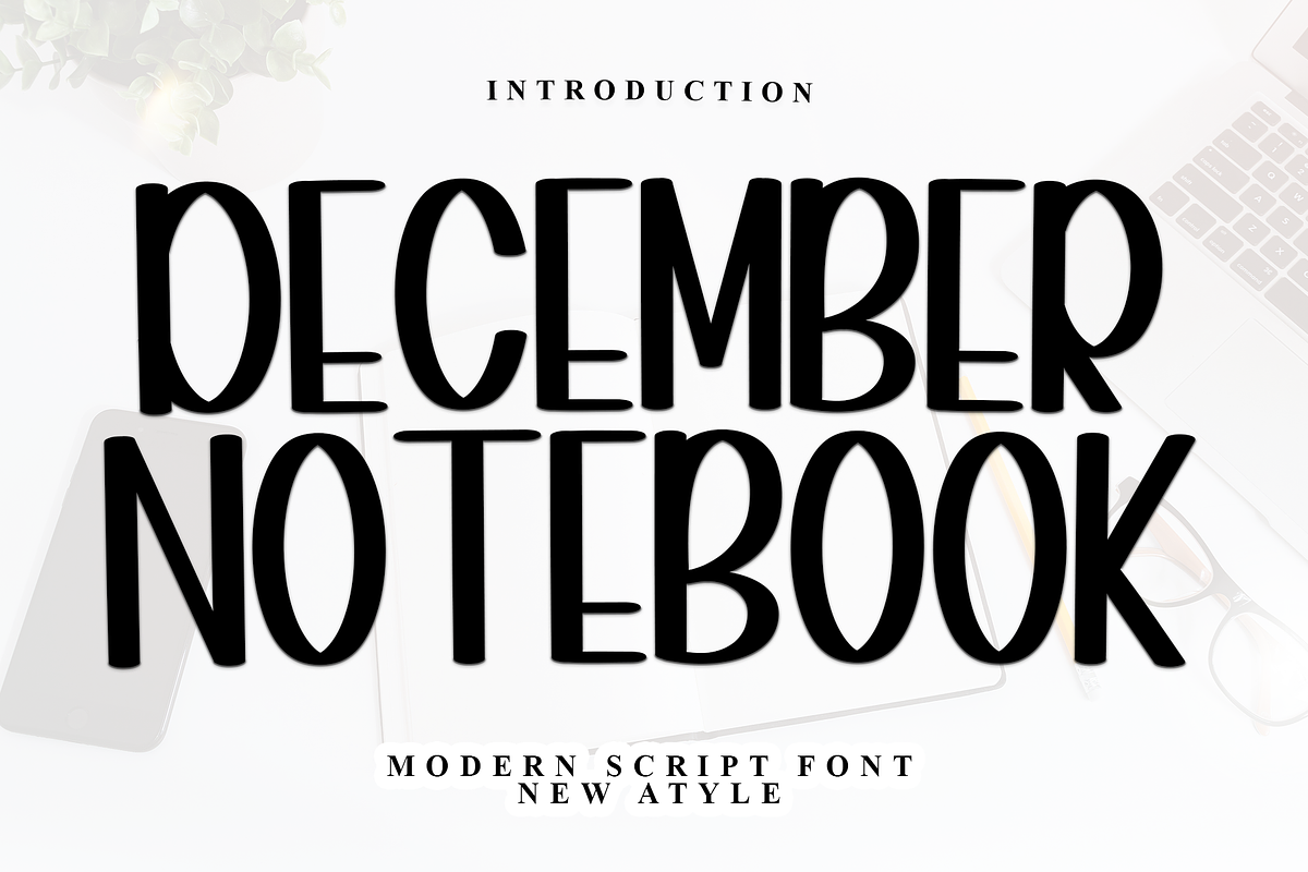 December Notebook, a Serif Font by FreshTypeINK (Photo 1 of 7)