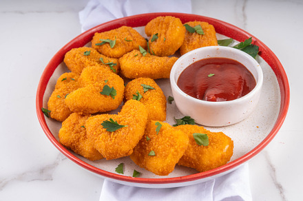 Homemade golden chicken Nuggets, a Food & Drink Photo by Rimma