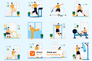Fitness & Health 2D Illustration, a Person Illustration by orenjidesign (Thumbnail 8 of 8)