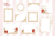 Popcorn watercolor clipart, a Food Illustration by Alena Sid (Thumbnail 8 of 13)