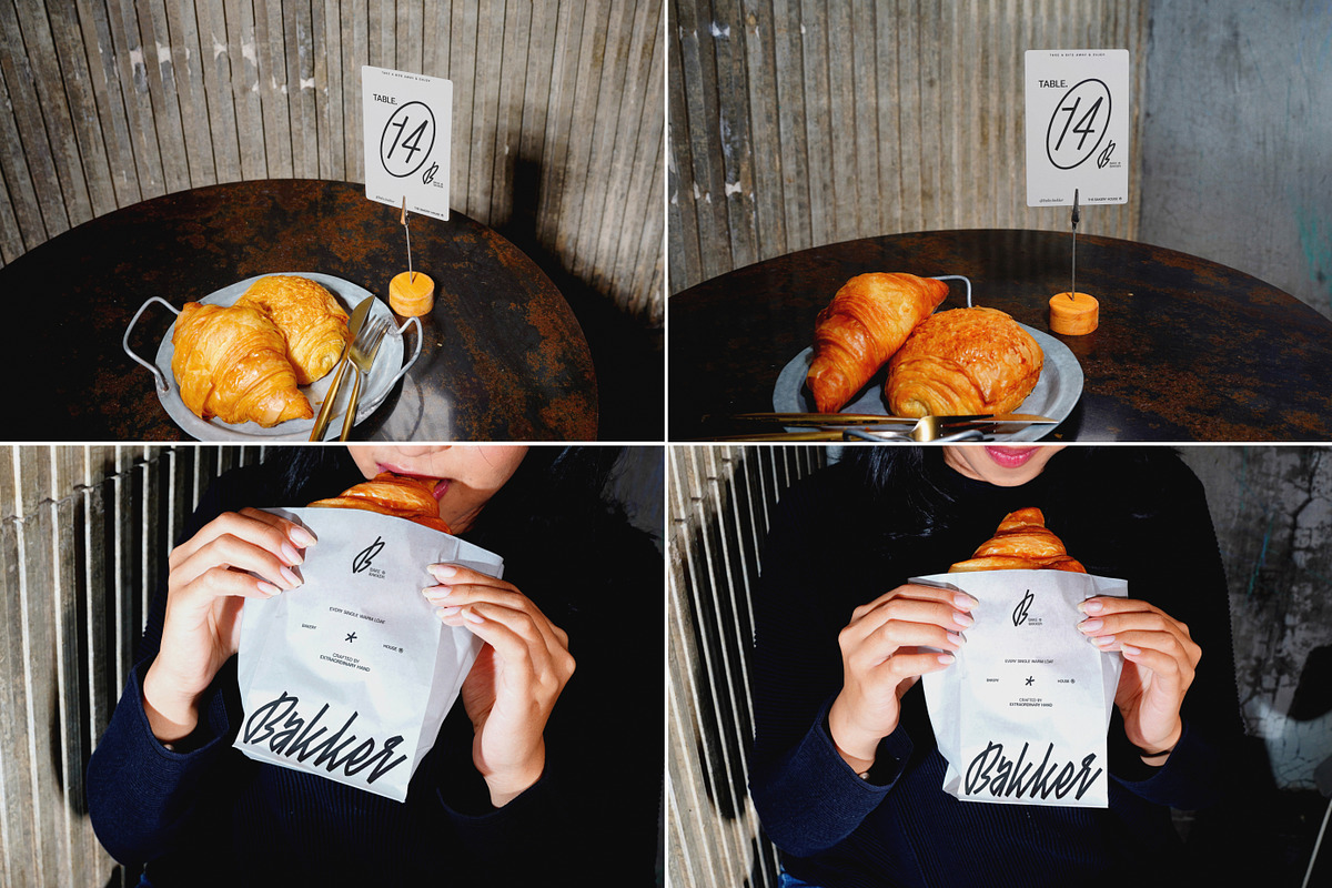 Bakery Shop Packaging Mockup, a Packaging Mockup by Vitora Mockup (Photo 3 of 9)