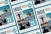Indie Music Festival Flyer, a Flyer Template by ashenterprise (Thumbnail 2 of 2)